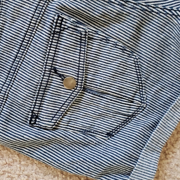 Versatile! Blue Denim Shorts with Suspenders - Two Pairs - Wear With or Without! - Picture 14 of 15